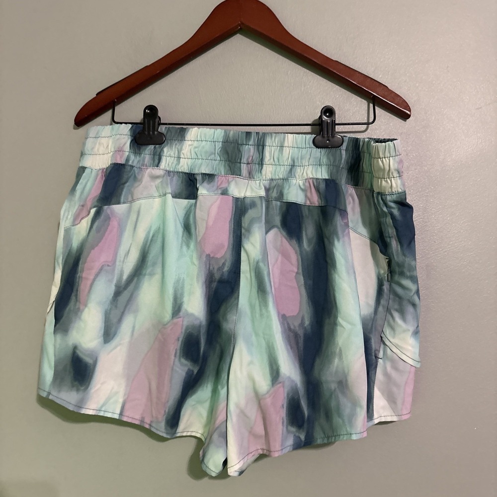 3 Pair Avia Women's 2 Xl Running Shorts Bike Liner Tie-Dye ,leopard-1 Lg Squirt - Picture 8 of 14
